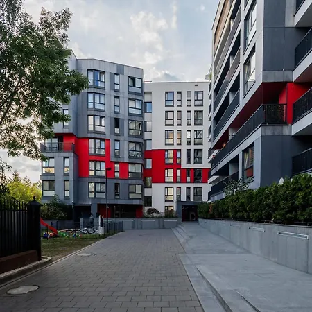 Apricot 3 Room Apartment Bobrowiecka Mokotow Варшава Екстер'єр фото
